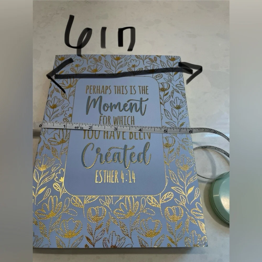Light Purple Lavender and Gold Floral Print Inspirational Journal with Gold Edge